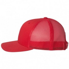 Baseball Caps Flexfit Retro Trucker Hat - Red - CZ12CLXLLOT $9.89