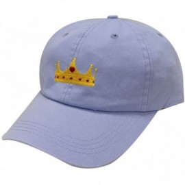 Baseball Caps Crown Cotton Baseball Dad Cap - Sky - C217YQR645D $11.24