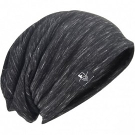 Skullies & Beanies Men Slouch Hollow Beanie Thin Summer Cap Skullcap B011h - 079-black - C317AZOOZAA $14.30