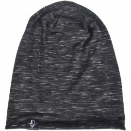 Skullies & Beanies Men Slouch Hollow Beanie Thin Summer Cap Skullcap B011h - 079-black - C317AZOOZAA $14.30