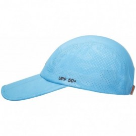 Sun Hats UPF50+ Protect Sun Hat Unisex Outdoor Quick Dry Collapsible Portable Cap - C-blue - C3182KSRUG5 $13.47
