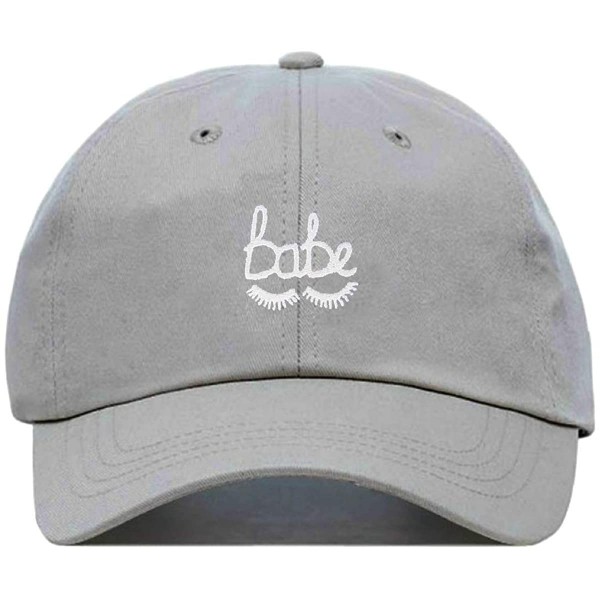 Baseball Caps Babe Lashes Baseball Hat- Embroidered Dad Cap- Unstructured Soft Cotton- Adjustable Strap Back (Multiple Colors...