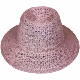 Sun Hats Beach Sun Hat Women Summer Cap Sunhat Wide Brim Foldable Packable Floppy Panama - Purple-b - C718OY5E74O $14.09
