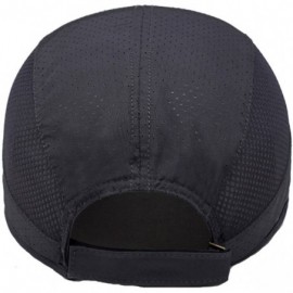 Baseball Caps Unisex Mesh Sport Cap Quick-Drying Outdoor Breathable Sun hat Runner UV Protection 50+ - Light Gray a - C517YYQ...