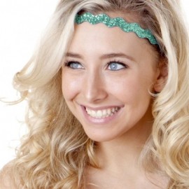 Headbands Cute Fashion Adjustable No Slip Hairband Headbands for Women Girls & Teens (Aqua Flower Vine 5pk) - C2119I7HH09 $26.81