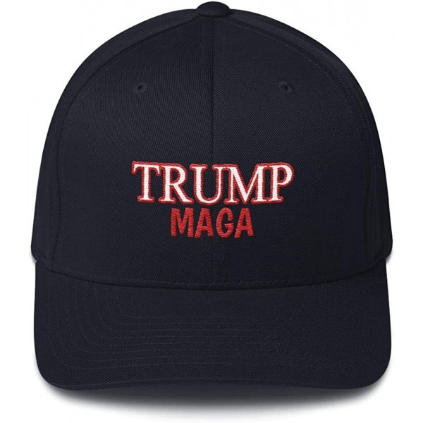 Baseball Caps Donald Trump MAGA Hat- Make America Great Again One Size Fits Most Flexfit Cap- Printed in USA - CG18Q6I44N4 $1...