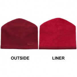 Skullies & Beanies Cotton Slouchy Beanie Hat Men Women Unisex Baggy Lightweight Hip-Hop Skull Cap - Wine Red - C818XGN9IAL $1...