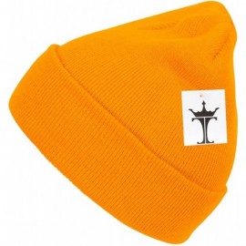 Skullies & Beanies Solid Winter Long Beanie - 12 Piece Wholesale - Gold - CP18YW7H7MS $28.43