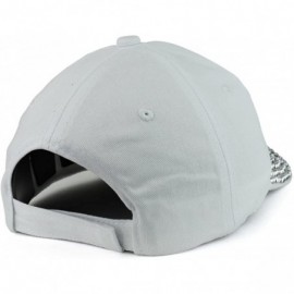 Baseball Caps Tennis Mom Embroidered and Stud Jeweled Bill Unstructured Baseball Cap - White - CV18868NU32 $15.96