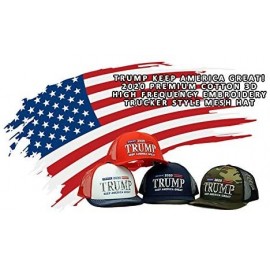 Baseball Caps Trump 2020 Keep America Great Embroidery Campaign Hat USA Baseball Cap - 01. Multi - CT194MZQ0MX $14.55