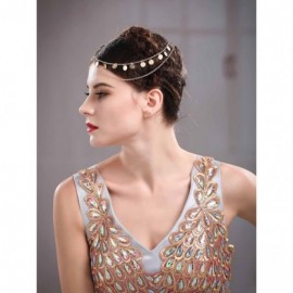 Headbands Double Layered Headpiece with Sequins Headband Tassel Head Chain for Women and Girls FHW-001 (Gold). - CN18525RTRX ...