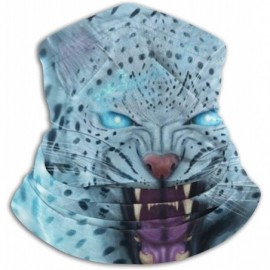 Balaclavas Lion Neck Gaiter Warmer Windproof Mask Dust Face Clothing Free UV Face Mask - Snow Leopard - CV196QTURM0 $18.70