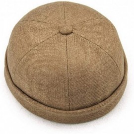 Skullies & Beanies Docker Beanie Cap Pure - Beige - CN18KG66EL6 $12.70