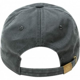 Baseball Caps Hamsa Dad Hat Cotton Baseball Cap Polo Style Low Profile - Charcoal - CG188CNHYM5 $13.83