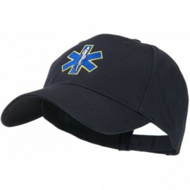 Baseball Caps Star of Life Embroidery Cap - Navy - CM11FITSXT5 $30.38