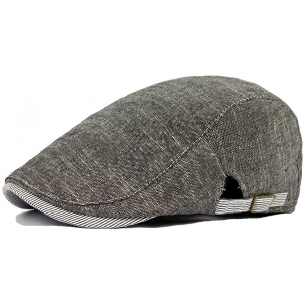 Newsboy Caps Men's Gatsby Ivy Irish Hunting Newsboy Cabbie Hat Cap - Dark Grey - CL12M4PTW95 $10.71