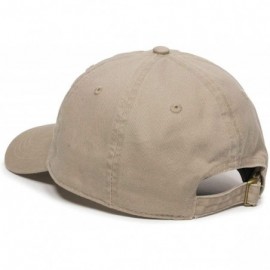 Baseball Caps Balance Dad Baseball Cap Embroidered Cotton Adjustable Dad Hat - Khaki - CI18Z9WD2O8 $11.88