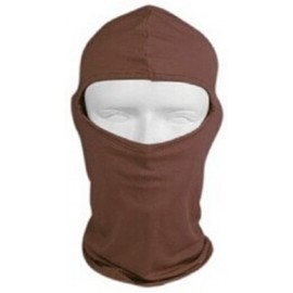 Balaclavas Cycling Lycra Balaclava Full Face Mask for Sun Uv Protection - Coffee - CK11O3GX2LN $13.08