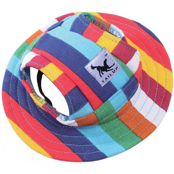 Skullies & Beanies Pet Outdoor Cap Pet Summer Canvas Cap Dog Baseball Visor Hat Puppy Outdoor Cap (M- E) - CN18444TDAQ $7.60