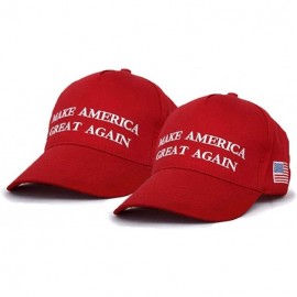 Baseball Caps Men Women Make America Great Again Hat Adjustable USA MAGA Cap-Keep America Great 2020 - 2 Pack-- Maga Red - CK...