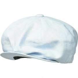 Newsboy Caps Men's Shawk Eight Quarter Newsboy Cap - Sky - CI186C4LMKL $35.92