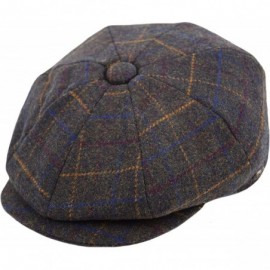 Newsboy Caps Classic Men's Wool Herringbone Newsboy Cap Driving Cabbie Tweed Applejack Golf Hat - 2157-olive - C718LZG893H $1...