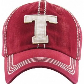 Baseball Caps Lonestar Collection Big T Western Dallas Houston Hats Vintage Distressed Baseball Cap Dad Hat Adjustable - CI12...