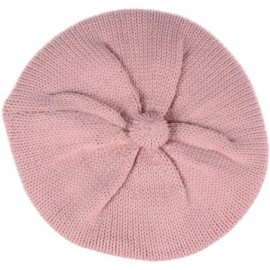 Berets Womens Winter Cozy Cable Fleece Lined Knit Beret Beanie Hat (Set Available) - CD18UE35N8M $17.68