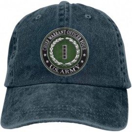 Baseball Caps Chief Warrant Officer Four (CW4) Rank Insignia Adjustable Baseball Caps Denim Hats Cowboy Sport Outdoor - Navy ...