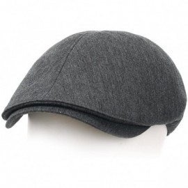 Newsboy Caps Cotton Flat Cap Cabbie Hat Gatsby Ivy Cap Irish Hunting Hat Newsboy - Gray - C7119BSJYKB $25.86