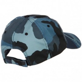 Baseball Caps US Coast Guard Veteran Military Embroidered Enzyme Camo Cap - Sky - CV18CGLHXKI $28.66