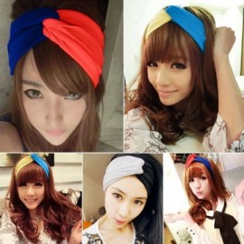 Headbands Women Turban Twist Knotted Headband Soft Yoga Hair Band - 4 - C012IAP9UNF $8.49