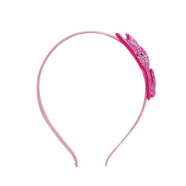 Girls Womens Crystal Party Headband (Pink Cat) - CZ18TN3AG7S