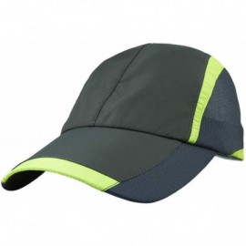 Baseball Caps Unisex Sun Hat-Ultra Thin Quick Dry Lightweight Summer Sport Running Baseball Cap - A-green - CX12EMMFZX5 $13.65