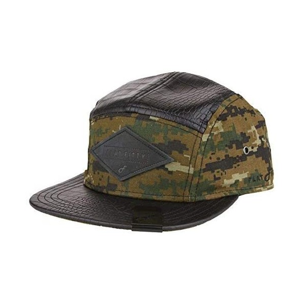 Skullies & Beanies Premium Luxury Head Wear - Camo Snake Black Green - CG123IC8UIH $9.56