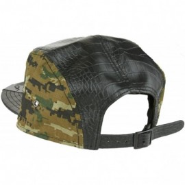 Skullies & Beanies Premium Luxury Head Wear - Camo Snake Black Green - CG123IC8UIH $9.56