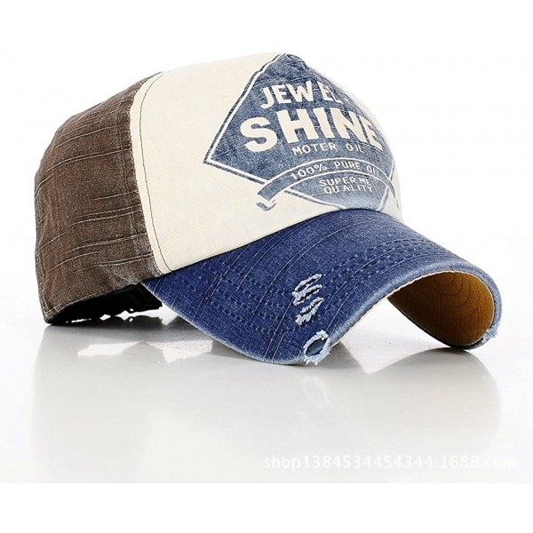 Baseball Caps men and women Baseball Caps Summer hats Beach Hat - Grey blue - C611A18DDQZ $8.67