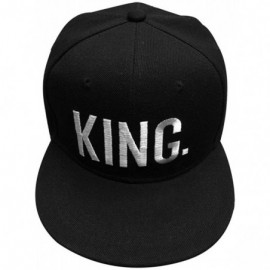 Skullies & Beanies King and Queen Snapback Pair Fashion Embroidered Snapback Caps Hip-Hop Hats - Style 1 - CQ17WXO8YH0 $13.54