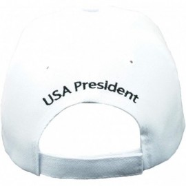 Baseball Caps Trump 2020 Keep America Great Embroidery Campaign Hat USA Baseball Cap - 3d- White - C118LCGSLHK $15.60