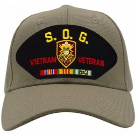 Baseball Caps SOG Studies and Observations Group - Vietnam War Veteran Hat/Ballcap Adjustable One Size Fits Most - Tan/Khaki ...