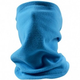 Balaclavas Polar Fleece Outdoor Activities Face Mask Neck Gaiter Balaclava Bandana Hood Hat - Lake Blue - CT186K0YLNI $7.97