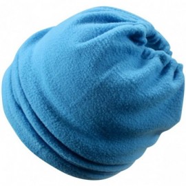 Balaclavas Polar Fleece Outdoor Activities Face Mask Neck Gaiter Balaclava Bandana Hood Hat - Lake Blue - CT186K0YLNI $7.97