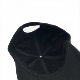 Baseball Caps X Hat Dad Hat Baseball Cap Embroidered Cap Adjustable Cotton Hat Plain Cap - Black - C9184SKHTLS $8.13