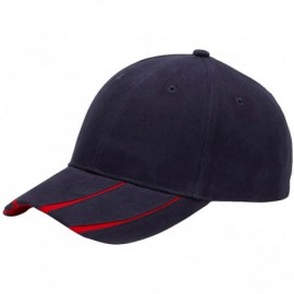Baseball Caps Legend Cap (LG102) - Navy/ Red - C911CCX88NB $11.68