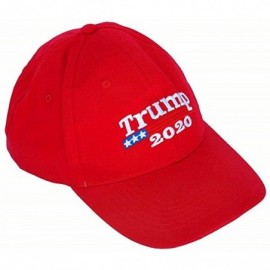 Baseball Caps Make America Great Again Donald Trump USA Cap Adjustable Baseball Hat - Red 3 - CM18QOY9NCG $7.15