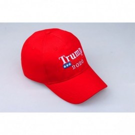 Baseball Caps Make America Great Again Donald Trump USA Cap Adjustable Baseball Hat - Red 3 - CM18QOY9NCG $7.15