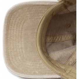 Baseball Caps 100% Cotton Pigment Dyed Low Profile Dad Hat Six Panel Cap - 1. Khaki - C6189A27QSZ $8.93