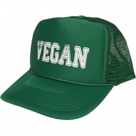 Baseball Caps Vegan Adjustable Unisex Hat Cap - Green - CH12OB1OYMM $12.72