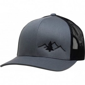 Baseball Caps Trucker Hat - The Great Outdoors - Graphite/Black - C812N6KUK9X $23.62