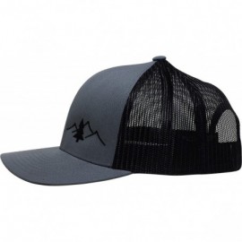 Baseball Caps Trucker Hat - The Great Outdoors - Graphite/Black - C812N6KUK9X $23.62